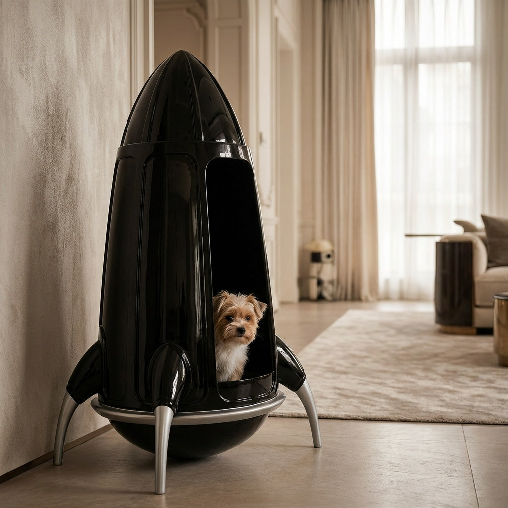 Cozy Rocket - Pet Hideaway Bed for Boundless Dreaming of Snacks