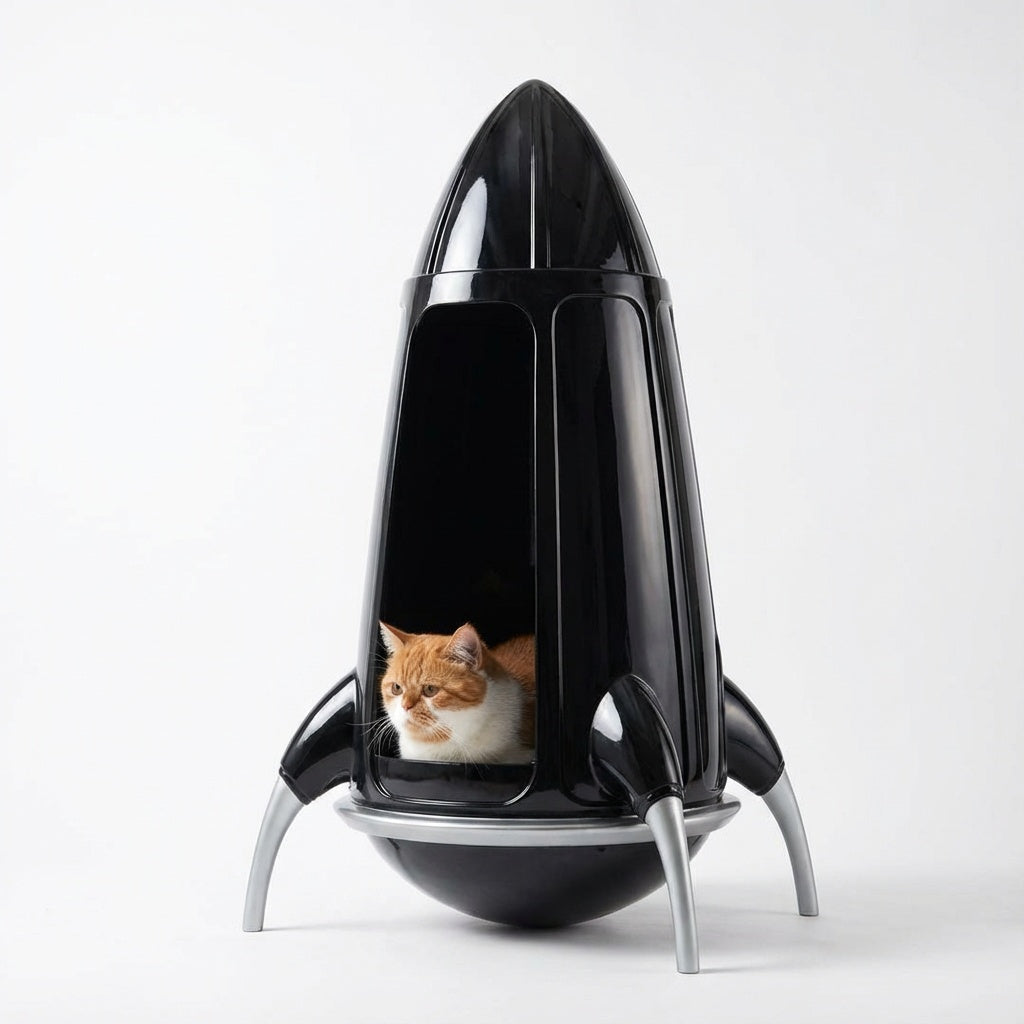 Cozy Rocket - Pet Hideaway Bed for Boundless Dreaming of Snacks